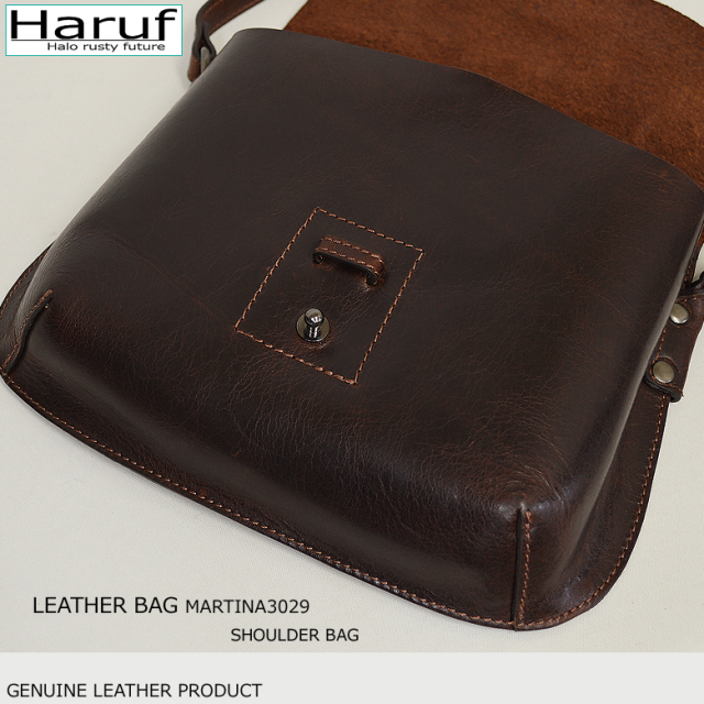 Haruf レザーバッグ ショルダーバッグ 斜めがけ バッグ レディース