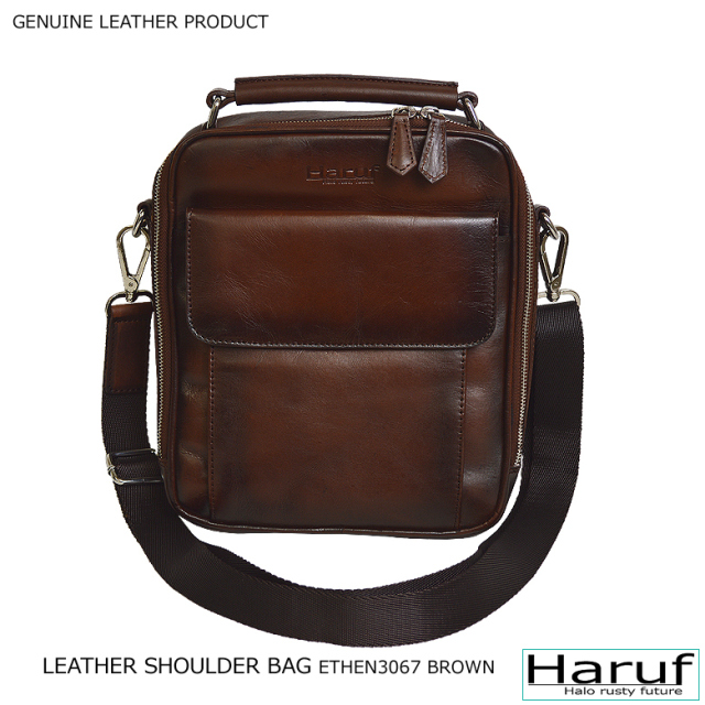 レザーショルダーバッグ 3067de1