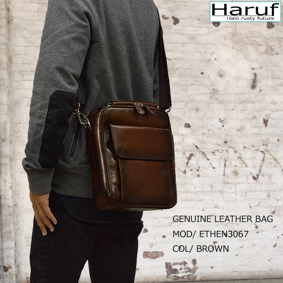 レザーショルダーバッグ 3067mod2