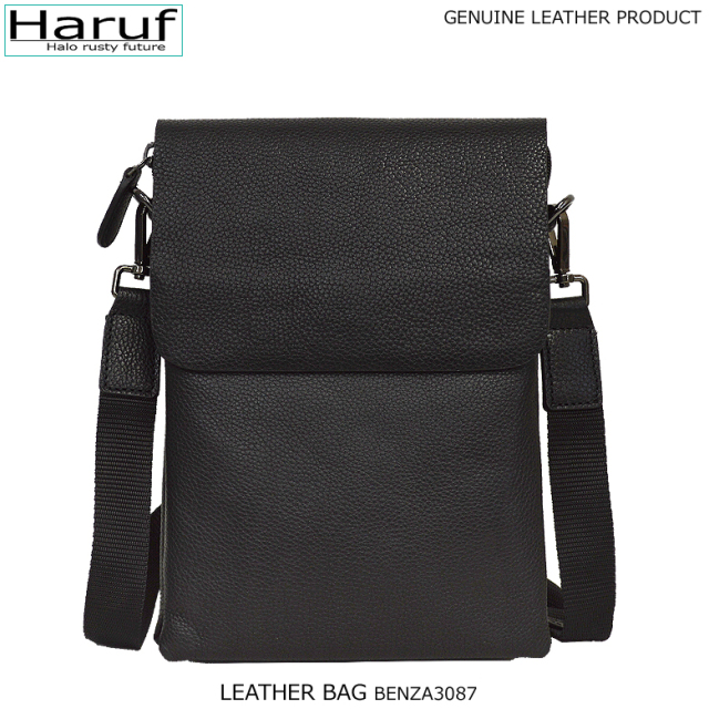 Haruf レザーバッグ ショルダーバッグ 斜めがけ バッグ 本革 メンズ