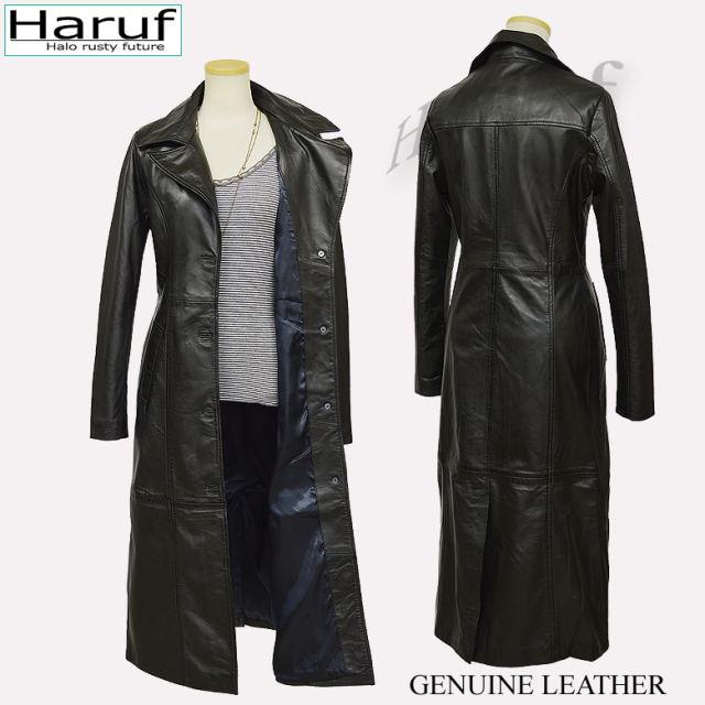 本革 チェスターコート レディース 4583bks5