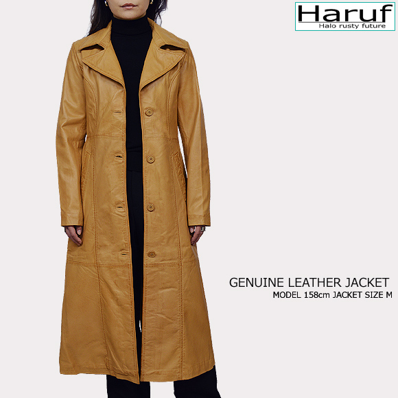 本革 チェスターコート レディース 4583cammod1