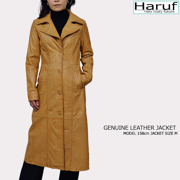 本革 チェスターコート レディース 4583cammod2