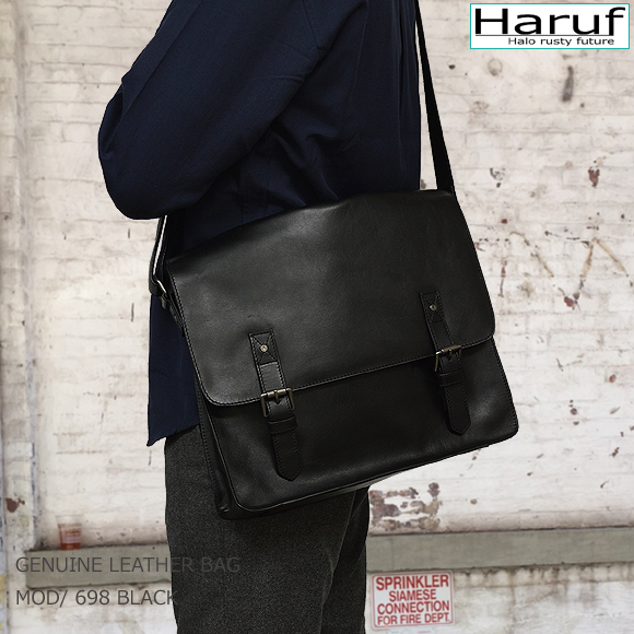 ショルダーバッグ 本革 698bkmod2