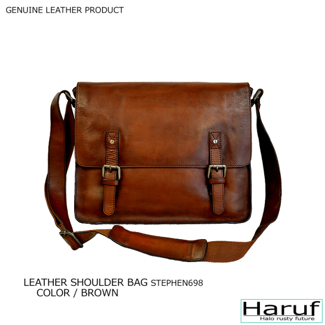 ショルダーバッグ 本革 698br1