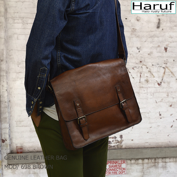 ショルダーバッグ 本革 698brmod1