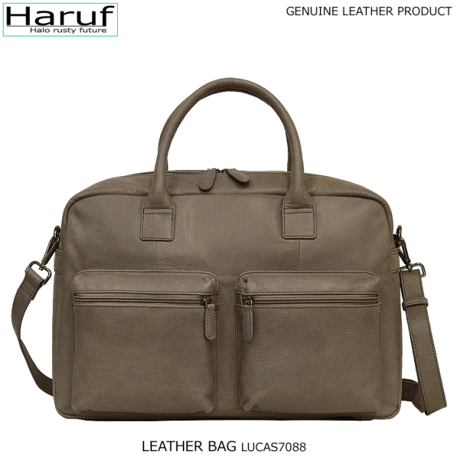 本革 2wayバッグ 7088gry1