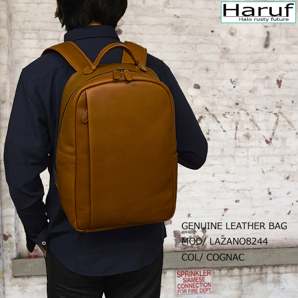 本革 レザーリュック キャメル メンズ モデル 8244mod2