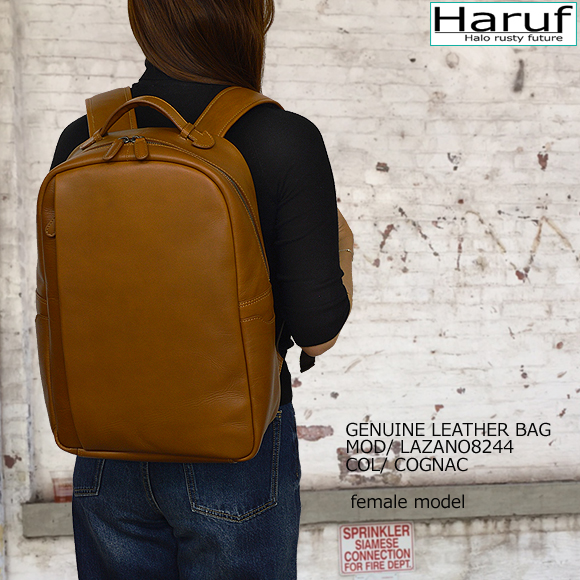本革 レザーリュック キャメル レディース モデル 8244mod4