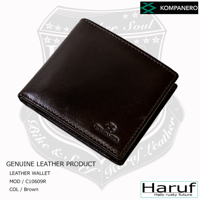 財布 二つ折り C10609R-br1