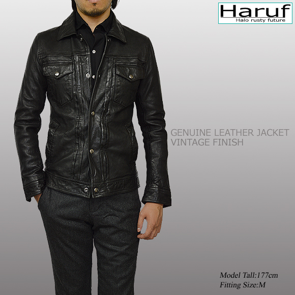 本革 gジャン レザージャケット メンズ a628bkmod1nnn