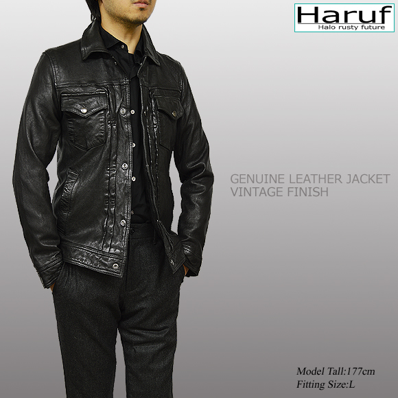 本革 gジャン レザージャケット メンズ a628bkmod2nnn