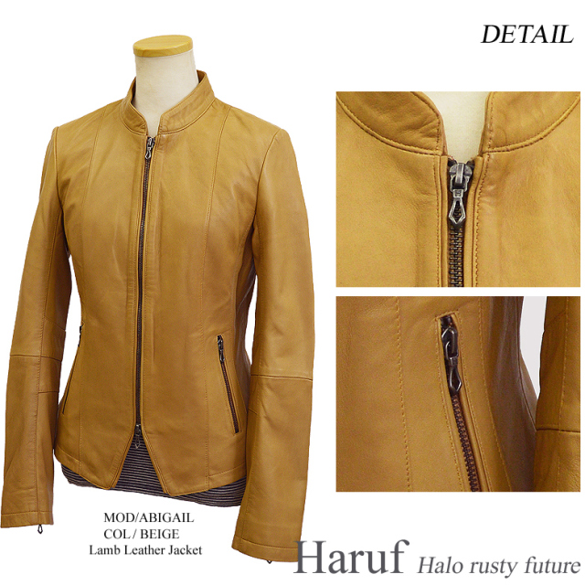 レザーシングルライダース レディース abigailbe2n