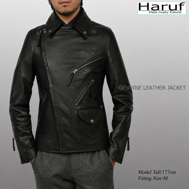 Haruf ハルフ 革ジャン メンズアウター ブランド レザージャケット