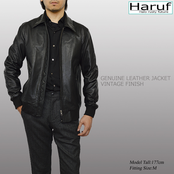 ボア衿付き 革ジャン 本革 メンズ alexis23mod1n