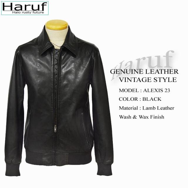 ボア衿付き 革ジャン 本革 メンズ alexis23s2n