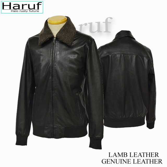 ボア衿付き 革ジャン 本革 メンズ alexis23s5n