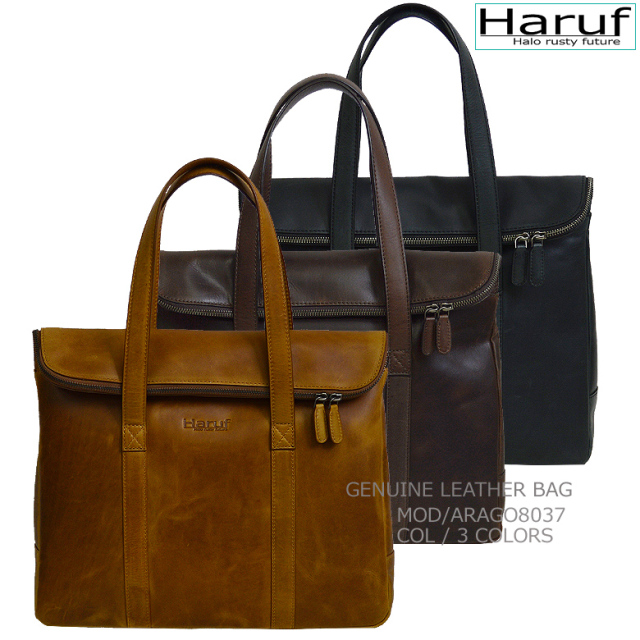 本革 トートバッグ ショルダーバッグ arago80373col