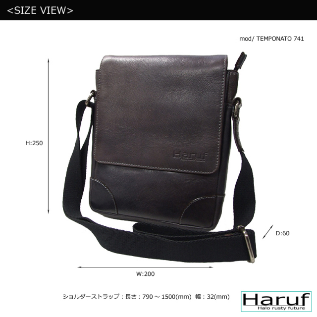 レザーショルダーバッグ bag-tempo741-7