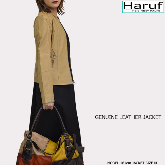 本革 シングルライダースジャケット レディース cretabemod4