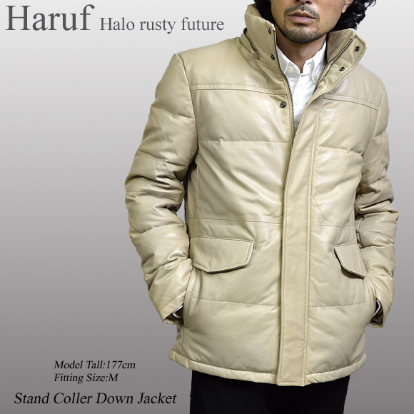 レザーダウンジャケットD4BEMOD1