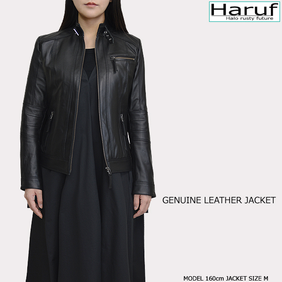 本革 シングル ライダースジャケット レディース daniebkmod1nnn