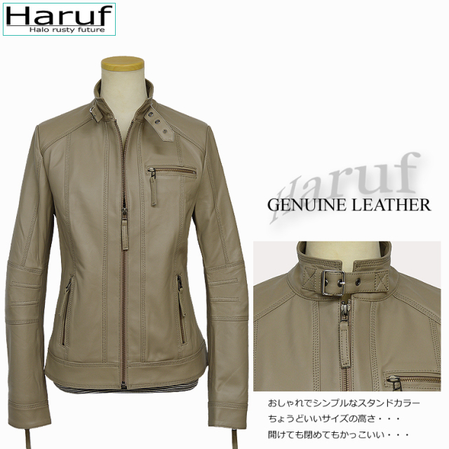 本革 シングル ライダースジャケット レディース daniegbes3
