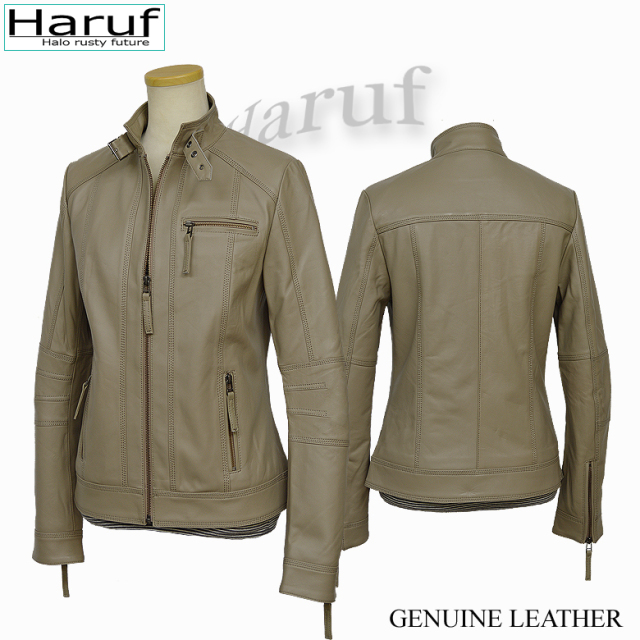 本革 シングル ライダースジャケット レディース daniegbes5