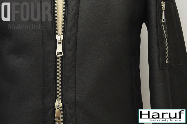 本革 ムートンジャケット MA1 メンズ df782newzip2025