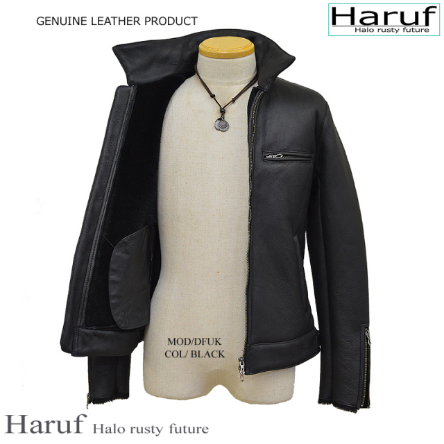 ライダースジャケット ムートン dfukbk3