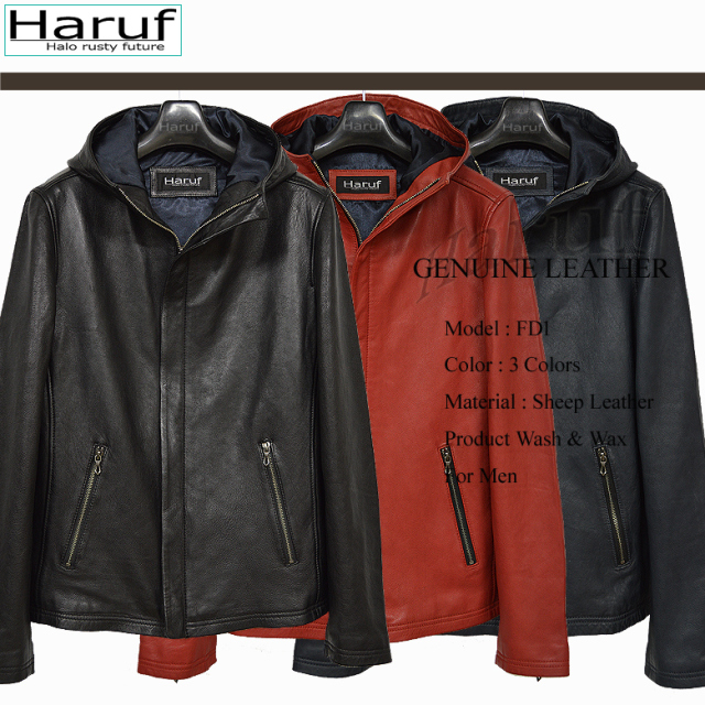 レザージャケット メンズ 本革 fd1color