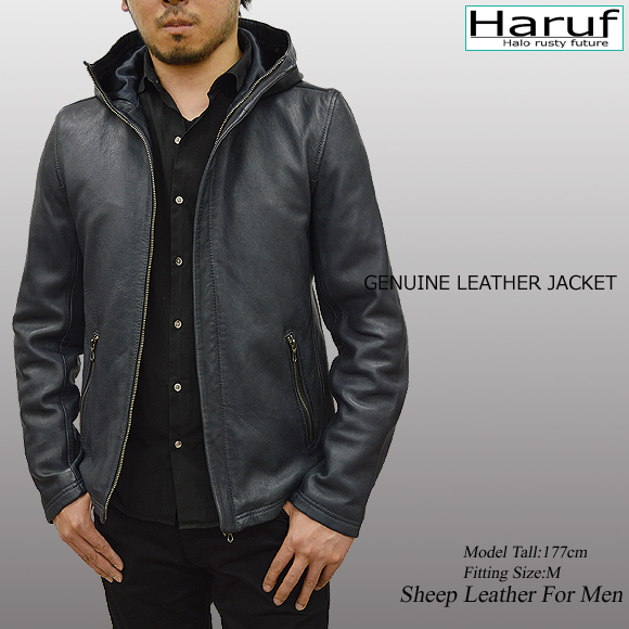 レザージャケット メンズ 本革 fd1navmod3