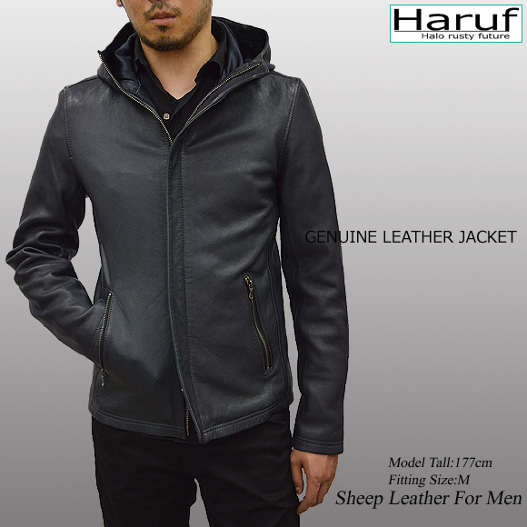 レザージャケット メンズ 本革 fd1navmod5