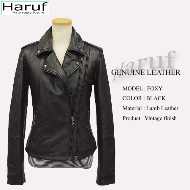 エディー ルーヴ レザーダブルライダースジャケット サイズ:0  