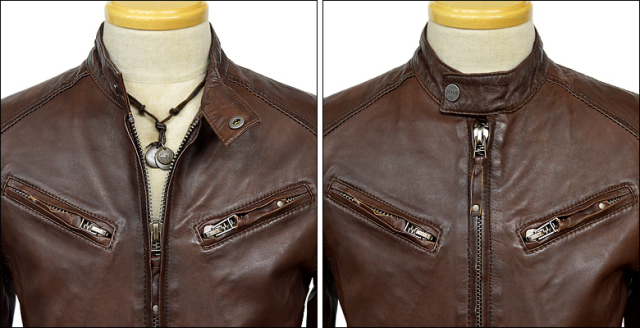 革ジャン シングル kp002dbr2new