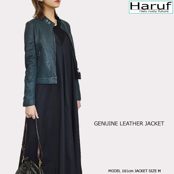 本革 レザージャケット シングルライダース レディース kp400blumod2