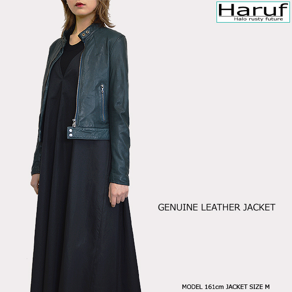 本革 レザージャケット シングルライダース レディース kp400blumod3