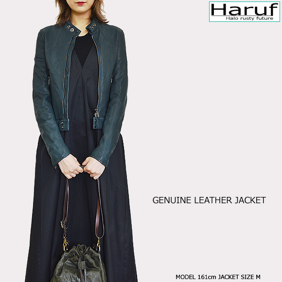 本革 レザージャケット シングルライダース レディース kp400blumod4