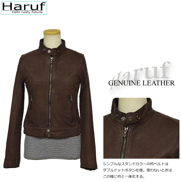 本革 レザージャケット シングルライダース レディース kp400br2