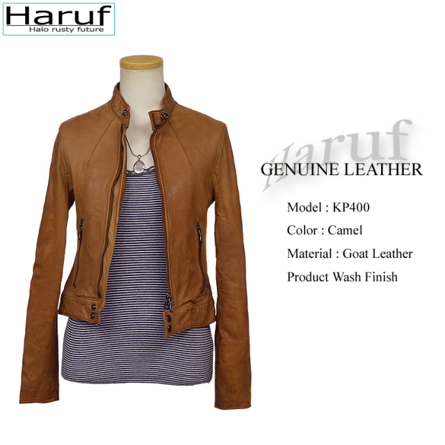 本革 レザージャケット シングルライダース レディース kp400cam1