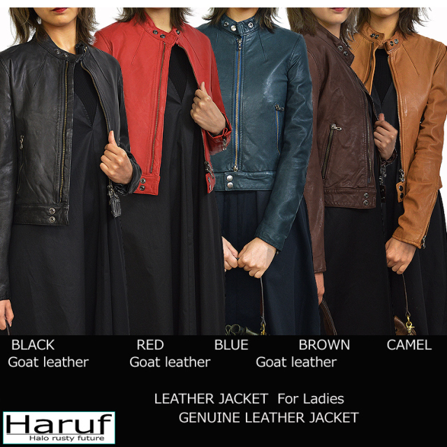 本革 レザージャケット シングルライダース レディース kp400color