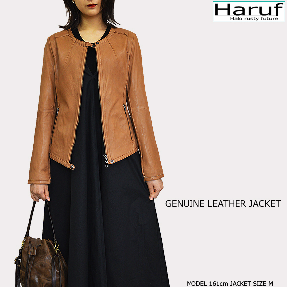 ノーカラー 革ジャン レディース kp410cammod1