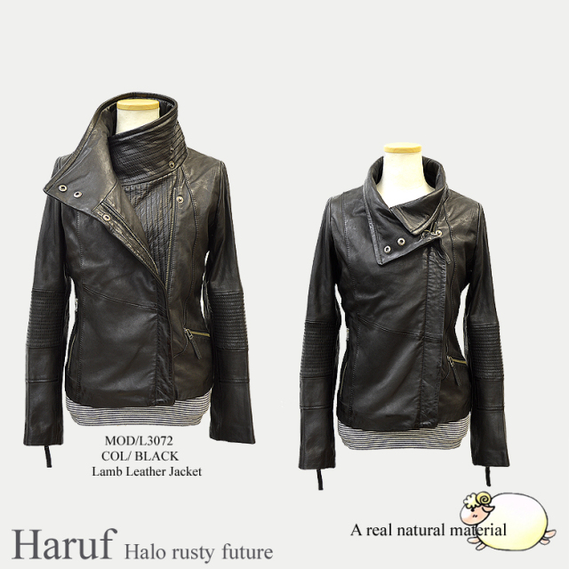 本革 レザージャケット レディース l3072s3