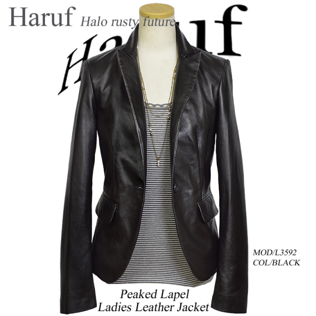 レザージャケット レディース 本革 テーラード