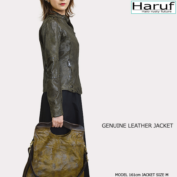 レザージャケット レディース 本革 l3683olimod2