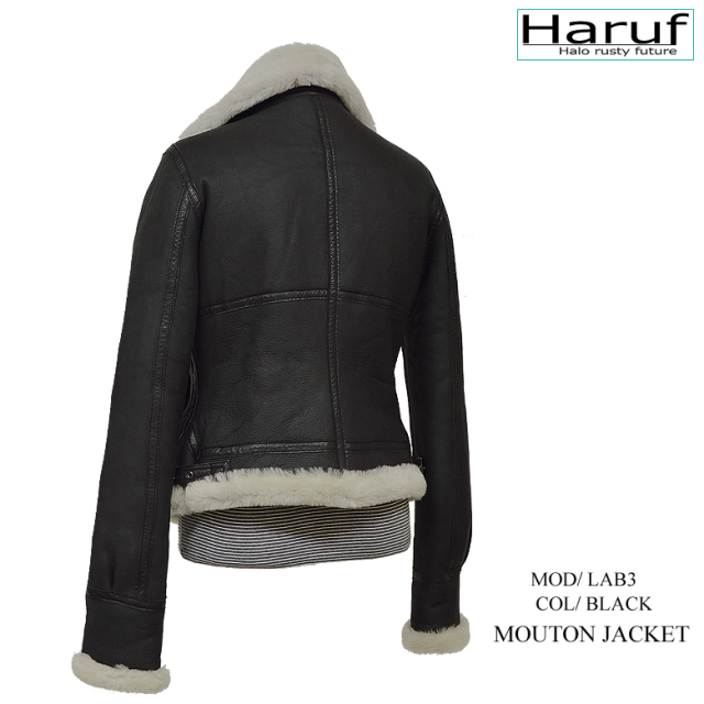 本革 ムートンジャケット コート レディース lab3bk6