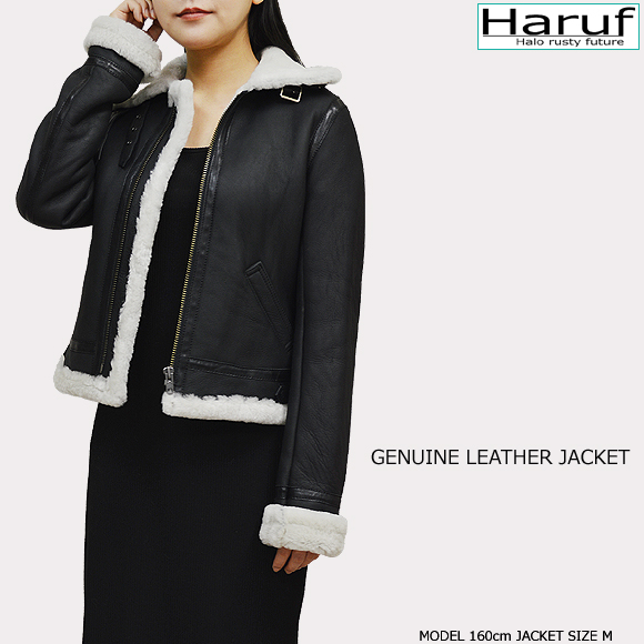 本革 ムートンジャケット コート レディース lab3mod2
