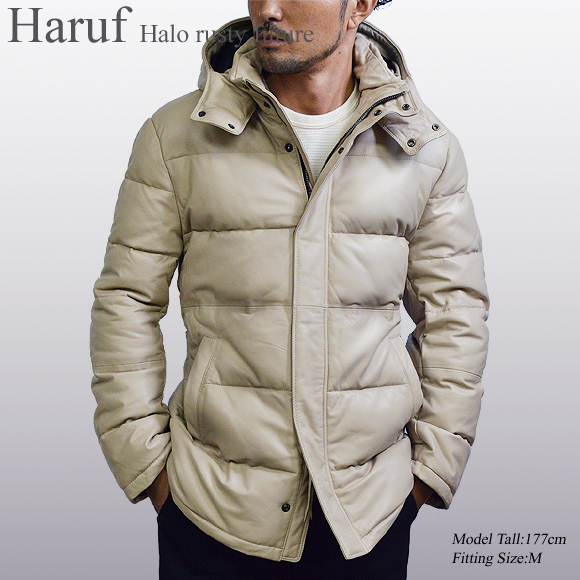 本革 ダウンジャケット メンズ ld1ivomod