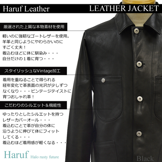 レザージャケットメンズLE01商品説明1