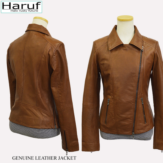 レザーダブルライダース レディース m0484br4